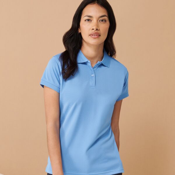 Henbury Ladies Coolplus® Wicking Piqué Polo Shirt Thumbnail