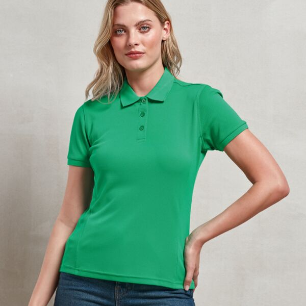 Premier Ladies Coolchecker® Plus Piqué Polo Shirt Thumbnail