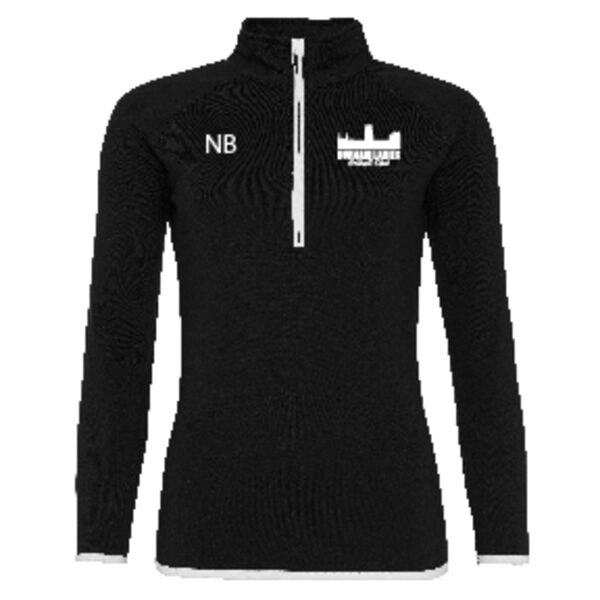 Durham Ladies Netball cool ½ zip sweatshirt Thumbnail