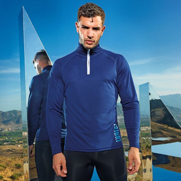 TriDri® long sleeve performance ¼ zip Thumbnail