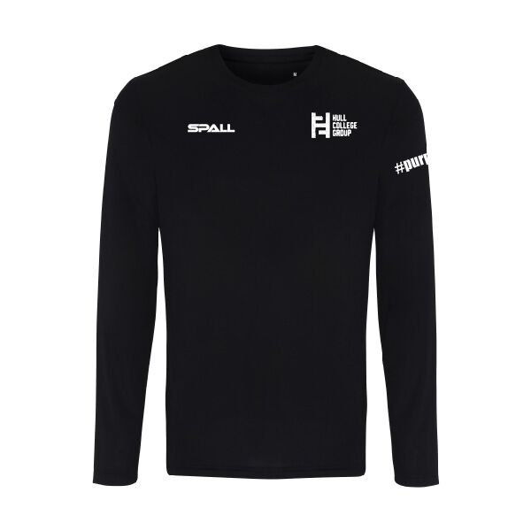 Hull College long sleeve performance t-shirt Mens Thumbnail